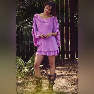 Free People Wild Waves Mini Dress